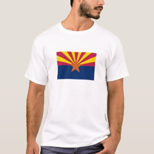Camiseta Bandeira do estado do Arizona
