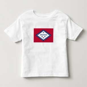 Camiseta Bandeira do Estado do Arkansas