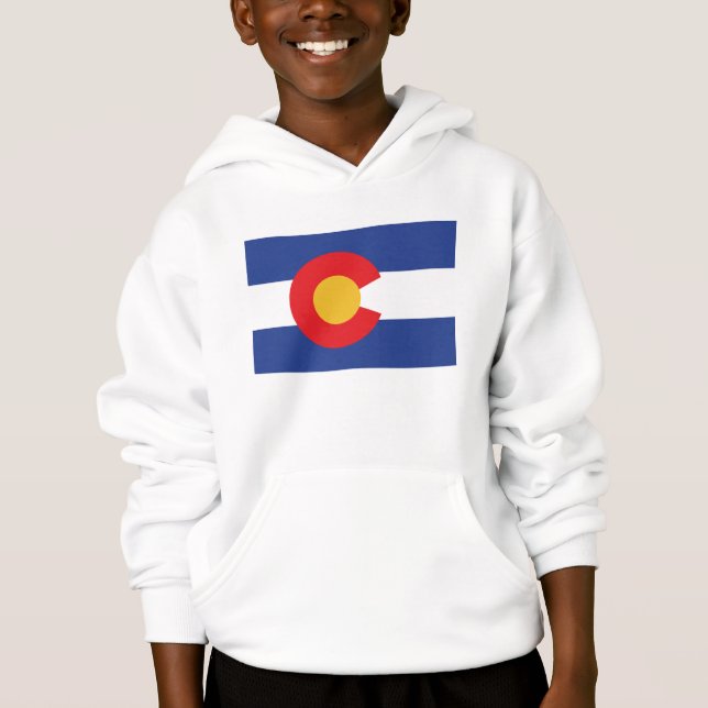 Camiseta Bandeira do Estado do Colorado (Frente)