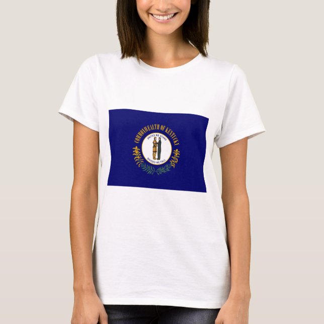 Camiseta Bandeira do Estado do Kentucky (Frente)