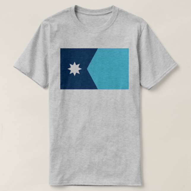 Camiseta Bandeira do Estado do Minnesota (Frente do Design)