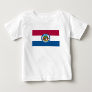 Camiseta Bandeira do estado do Missouri
