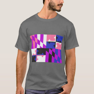 Camiseta Bandeira do Estado do Orgulho Fluido de Gênero