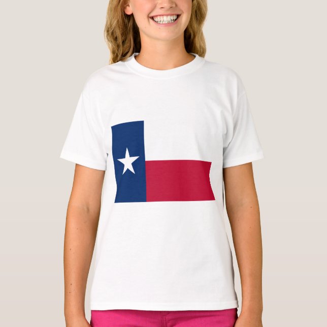 Camiseta Bandeira do Estado Texano (Texas) (Frente)