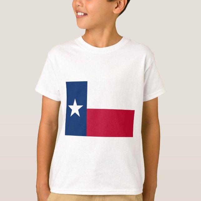 Camiseta Bandeira do Estado Texano (Texas) (Frente)