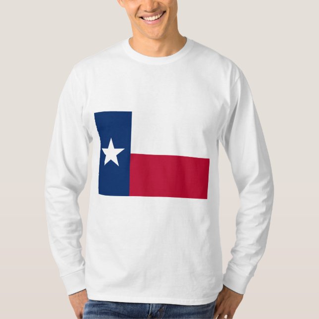 Camiseta Bandeira do Estado Texano (Texas) (Frente)