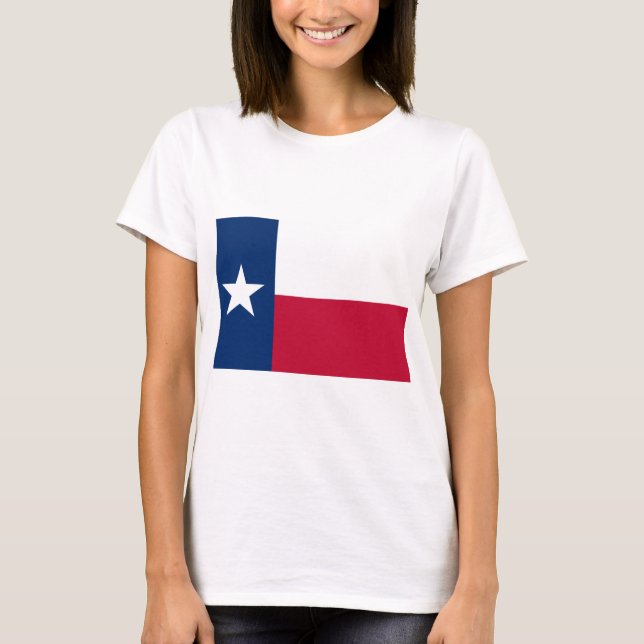 Camiseta Bandeira do Estado Texano (Texas) (Frente)