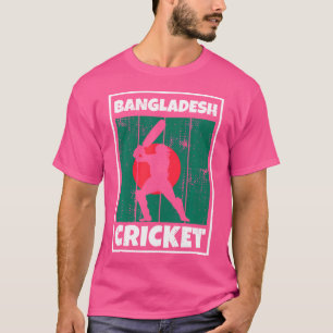 Camiseta Bandeira Do Fã De Críquete De Bangladesh