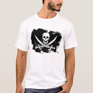 Camiseta Bandeira do fantasma de Jack da chita