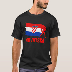 Camiseta Bandeira do futebol de Croatia