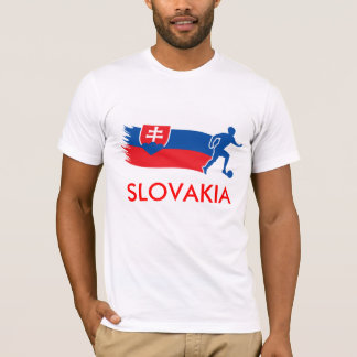 Camiseta Bandeira do futebol de Slovakia