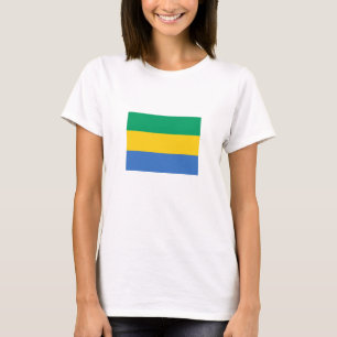 Camiseta Bandeira do Gabão