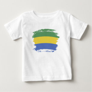 Camiseta Bandeira do Gabão