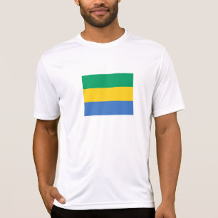 Camiseta Bandeira do Gabão