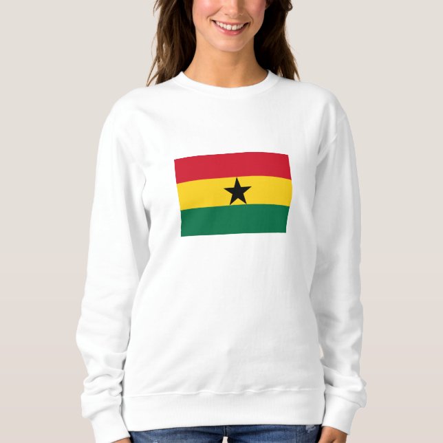 Camiseta Bandeira do Gana (Frente)