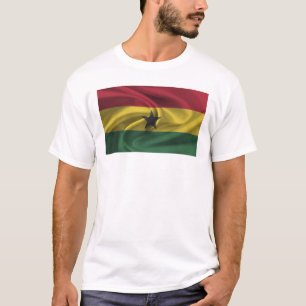 Camiseta Bandeira Do Gana