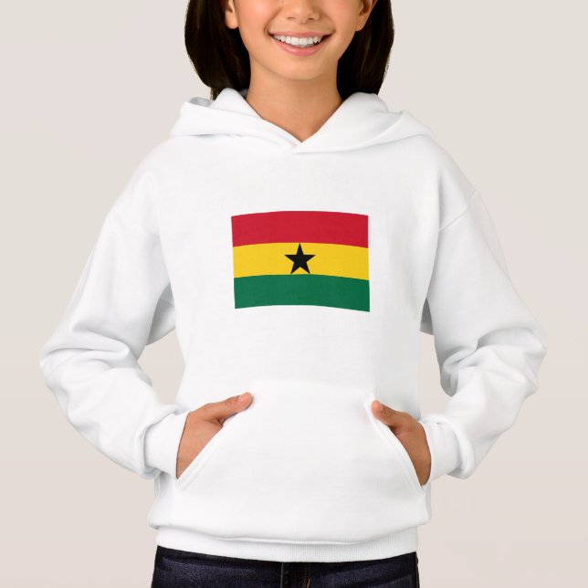 Camiseta Bandeira do Gana (Frente)