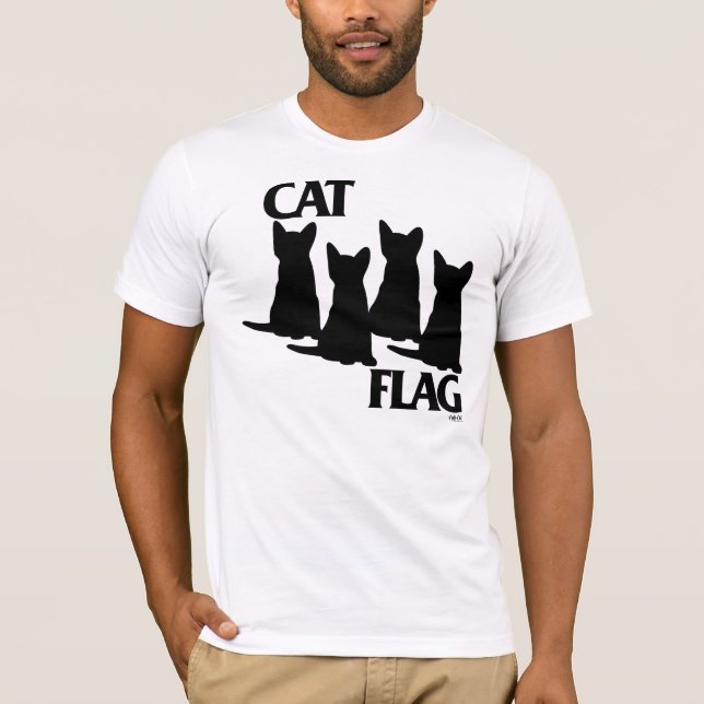 Camiseta Bandeira do gato (Frente)