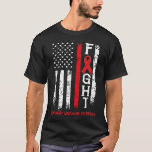 Camiseta Bandeira do Guerreiro do Embolismo Pulmonar nos EU