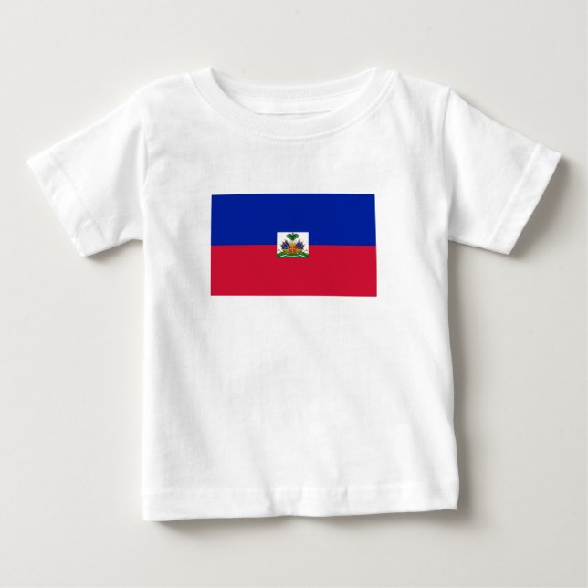 Camiseta Bandeira do Haiti (Frente)