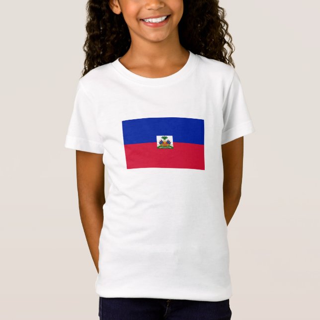 Camiseta Bandeira do Haiti (Frente)
