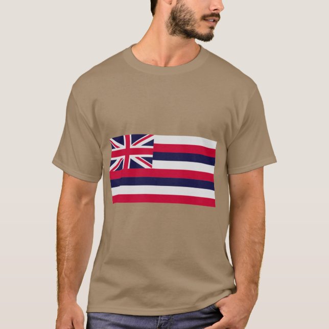 Camiseta bandeira do Havaí (Frente)