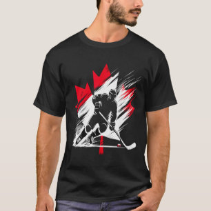 Camiseta Bandeira do Hóquei do Canadá