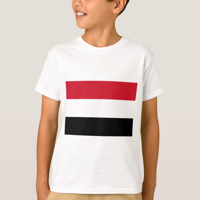 Camiseta Bandeira do Iémen (Frente)