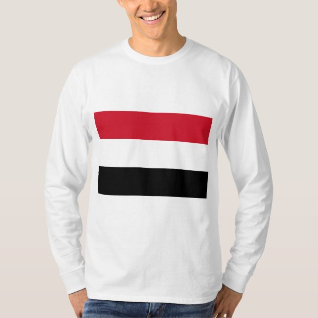 Camiseta Bandeira do Iémen (Frente)