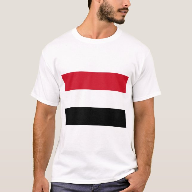 Camiseta Bandeira do Iémen (Frente)