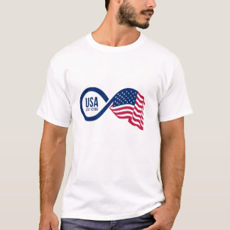 Camiseta Bandeira do Infinito dos EUA