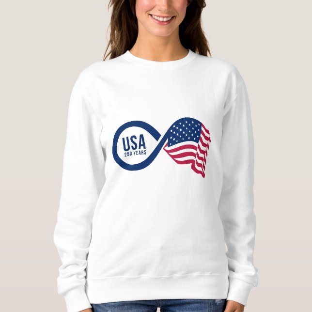 Camiseta Bandeira do Infinito dos EUA (Frente)