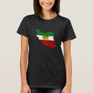 Camiseta Bandeira do Irã com leão