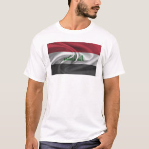 Camiseta Bandeira Do Iraque