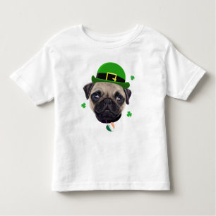 Camiseta Bandeira do irlandês do Dia de São Patrício do cão