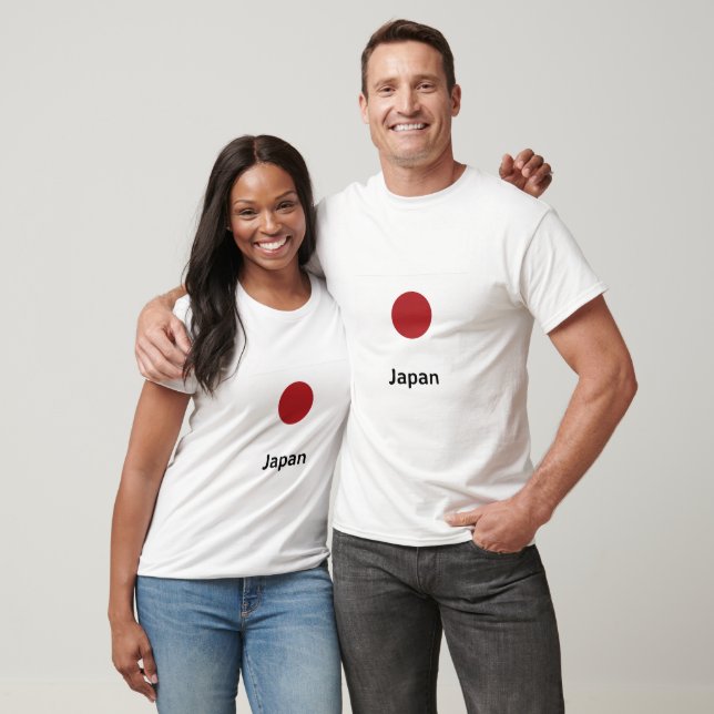 Camiseta Bandeira do Japão (Unissex)