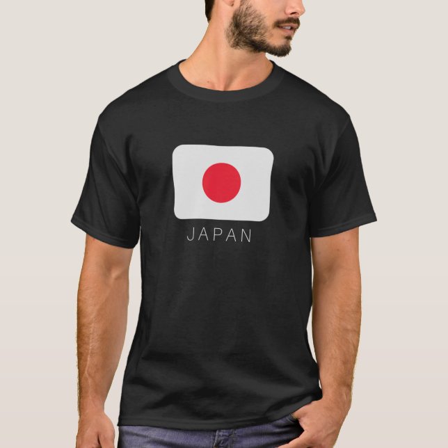 Camiseta Bandeira do Japão (Frente)