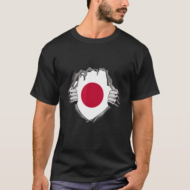 Camiseta Bandeira do Japão (Frente)
