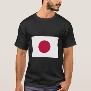 Camiseta Bandeira Do Japão Com Cores Nacionais Japoneses Vi