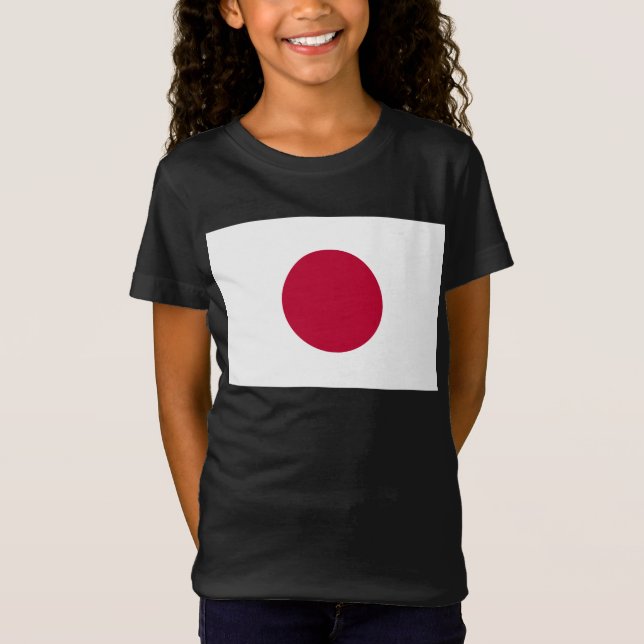 Camiseta Bandeira do Japão: Hinomaru, Nisshōki, Ascensão Ve (Frente)