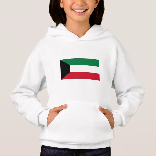 Camiseta Bandeira do Kuwait (Frente)