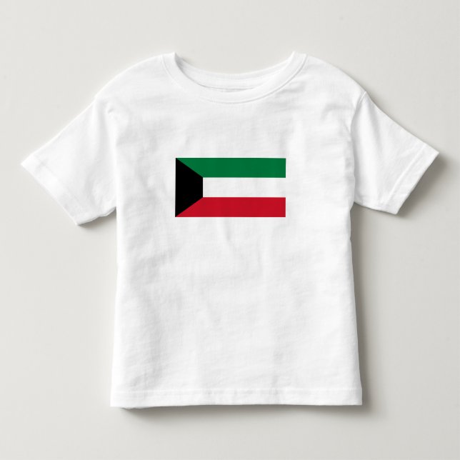 Camiseta Bandeira do Kuwait (Frente)
