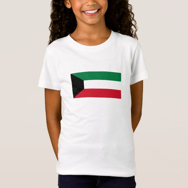 Camiseta Bandeira do Kuwait (Frente)