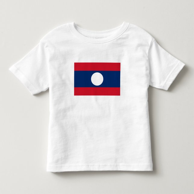 Camiseta Bandeira do Laos (Frente)