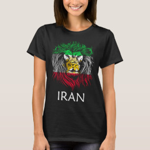 Camiseta Bandeira do Leão com Cabeça do Irã