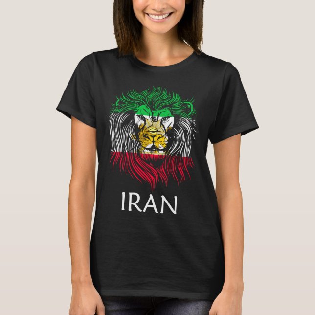 Camiseta Bandeira do Leão Iraniano (Frente)