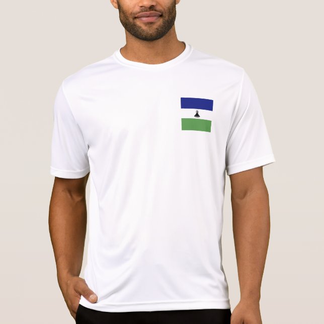 Camiseta Bandeira do Lesoto (Frente)