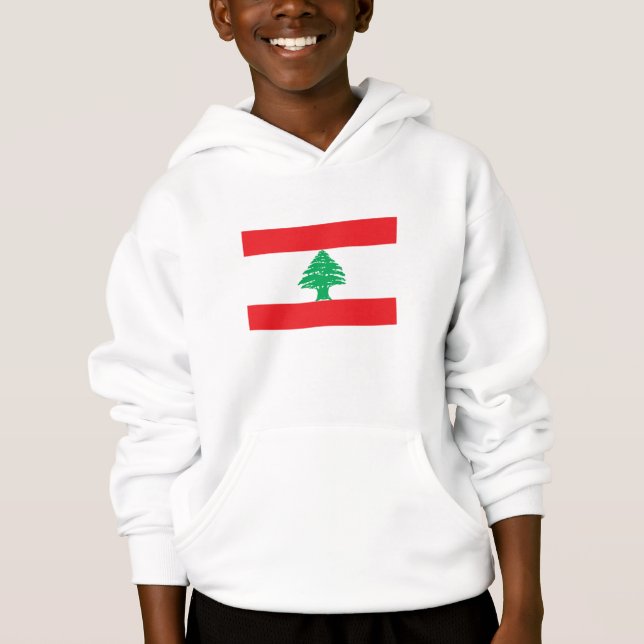 Camiseta Bandeira do Líbano (Frente)