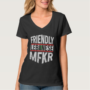 Camiseta Bandeira do Líbano Homens e Mulheres Libaneses Org