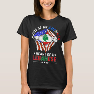 Camiseta Bandeira do Líbano - País Externo Americano Libanê